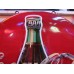 Original Coca-Cola 48" Button Porcelain Neon Sign